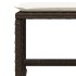 Set comedor de jardín 11 pzas y cojines ratán sintético