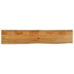 Tablero de mesa borde natural madera maciza mango 160x40x2,5 cm