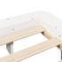 Cama sin colchón madera maciza de pino blanca 180x200