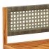 Set sofás de jardín con cojines 4 pzas madera maciza de
