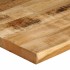 Tablero de mesa borde natural madera maciza mango 110x80x2,5