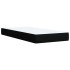 Cama box spring con colchón tela negro 90x190