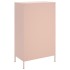 Aparador de acero rosa 68x39x113