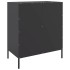Aparador de acero negro 68x39x79