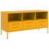 Mueble para TV acero amarillo mostaza 100,5x39x50,5
