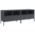 Muebles para TV 2 unidades acero gris antracita 68x39x50,5