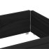 Jardinera de madera maciza de pino negro 150x50