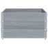 Jardinera de madera maciza de pino gris 150x100