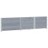 Jardinera de madera maciza de pino gris 150x100