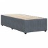 Estructura de cama sin colchón terciopelo gris oscuro