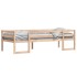 Estructura de cama infantil madera maciza de pino 90x190