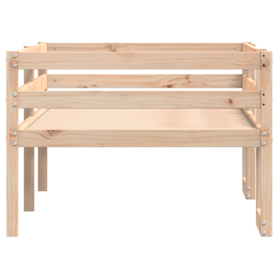 Estructura de cama infantil madera maciza de pino 90x190