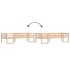 Estructura de cama infantil madera maciza de pino 90x190