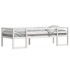 Estructura de cama de niños madera maciza pino blanco 75x190