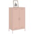 Aparador de acero rosa 68x39x113