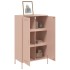 Aparador de acero rosa 68x39x113