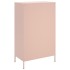 Aparador de acero rosa 68x39x113