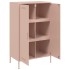 Aparador de acero rosa 68x39x113