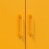 Aparador de acero amarillo mostaza 68x39x113