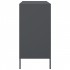 Aparador de acero gris antracita 68x39x79