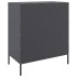 Aparador de acero gris antracita 68x39x79