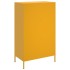Aparador de acero amarillo mostaza 68x39x113