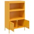 Aparador de acero amarillo mostaza 68x39x113
