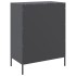 Aparador de acero gris antracita 68x39x89