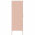 Aparador de acero rosa 36x39x113