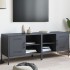 Muebles de TV 2 unidades acero gris antracita 68x39x50,5