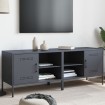 Muebles de TV 2 unidades acero gris antracita 68x39x50,5 cm