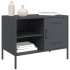 Muebles de TV 2 unidades acero gris antracita 68x39x50,5