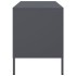 Muebles de TV 2 unidades acero gris antracita 68x39x50,5