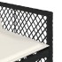 Set de comedor de jardín 7 pzas y cojines ratán sintético