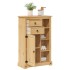 Armario de baño Corona madera maciza de pino 70x33x110