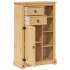 Armario de baño Corona madera maciza de pino 70x33x110