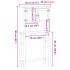 Mueble de baño para lavadora Corona madera maciza de