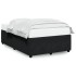 Estructura de cama sin colchón terciopelo negro 120x190