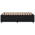 Estructura de cama sin colchón terciopelo negro 120x190