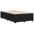 Estructura de cama sin colchón terciopelo negro 120x190