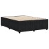 Estructura de cama sin colchón terciopelo negro 140x190