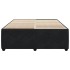 Estructura de cama sin colchón terciopelo negro 160x200
