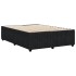 Estructura de cama sin colchón terciopelo negro 160x200
