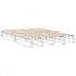 Estructura de cama sin colchón madera de pino blanca 120x200