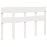 Estructura de cama sin colchón madera de pino blanca 120x200