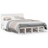 Estructura de cama sin colchón madera maciza de pino 160x200