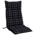 Cojines para silla respaldo alto 6 uds tela a cuadros