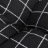 Cojines para silla respaldo alto 6 uds tela a cuadros
