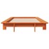 Estructura de cama sin colchón madera de pino marrón 90x200