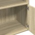 Estantería de madera de ingeniería roble Sonoma 100x36x189